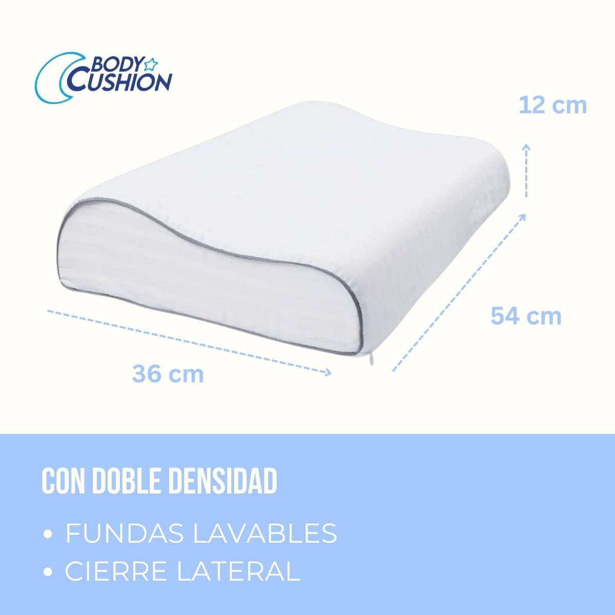 Medidas de la almohada Cervical Mediana