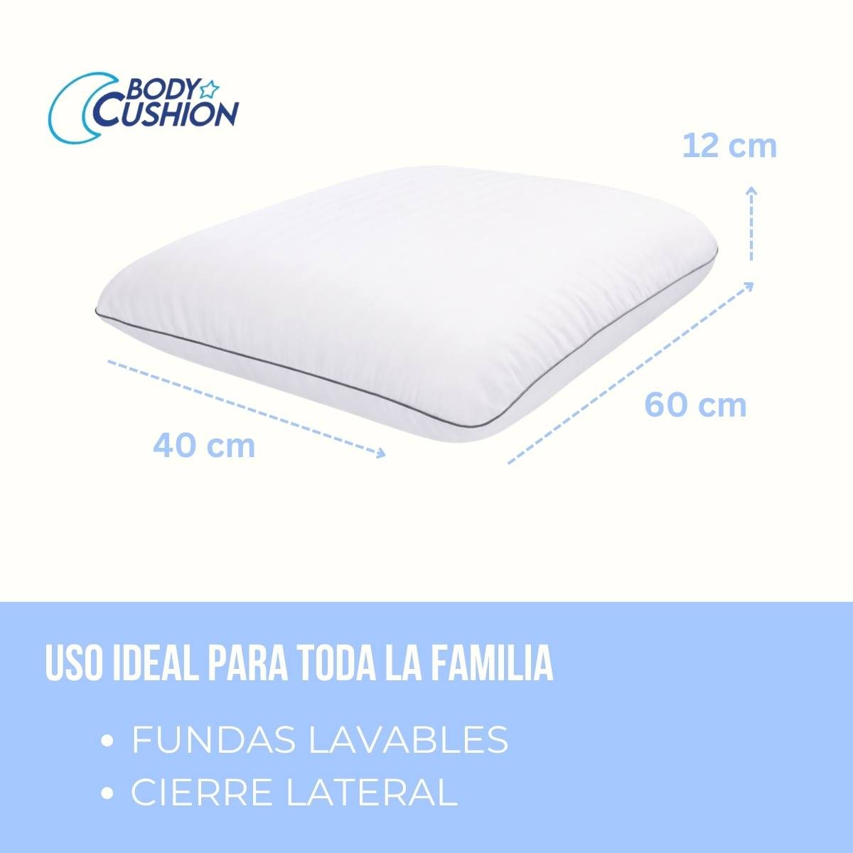 Medidas de la almohada Estándar